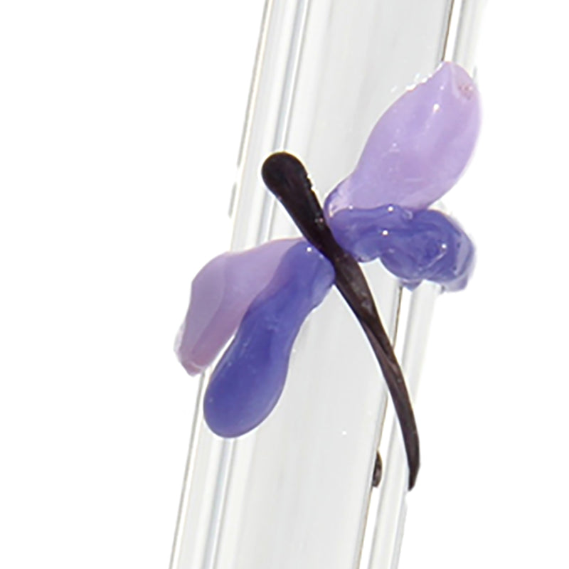 Glass Straws Dragonfly Reusable Glass Drinking Straws - GlassSipper