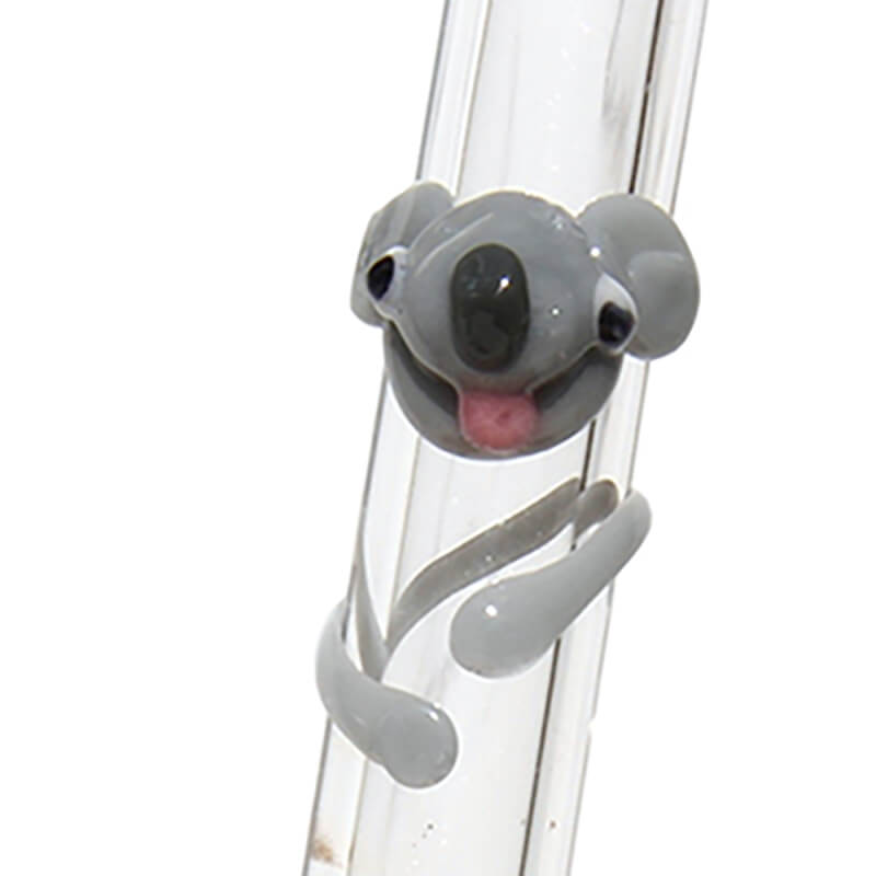 Glass Straws Koala Reusable Glass Drinking Straws - GlassSipper