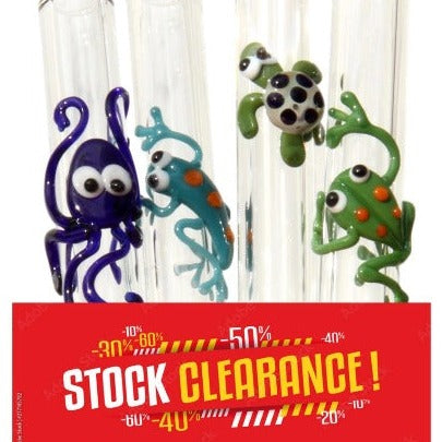 animal straw clearance for glass sipper