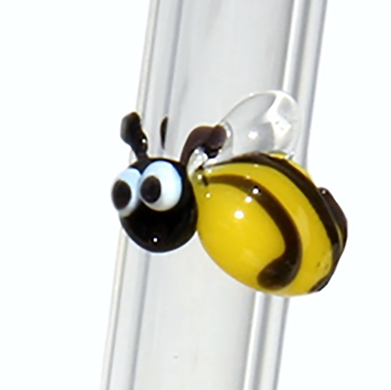 Glass Straws Bee Reusable Glass Drinking Straws - GlassSipper