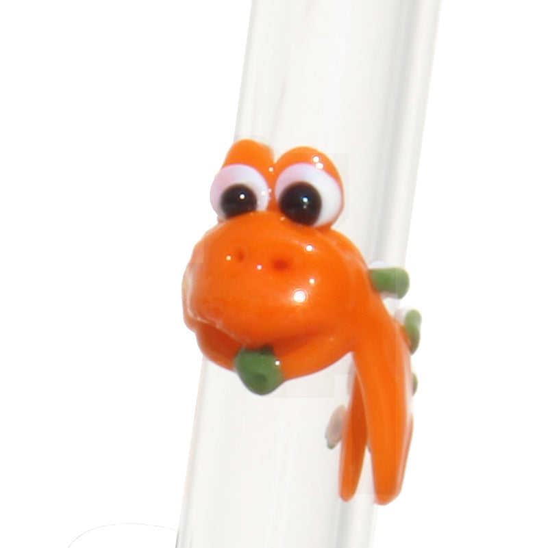 Glass Straws Dinosaur Reusable Glass Drinking Straws - GlassSipper