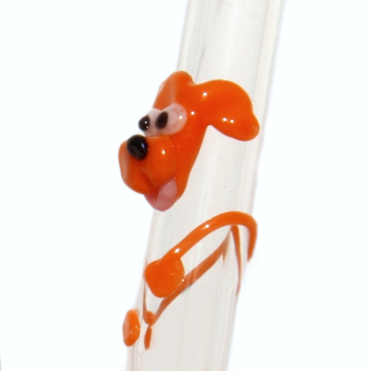 Glass Straws Dog Reusable Glass Drinking Straws - GlassSipper