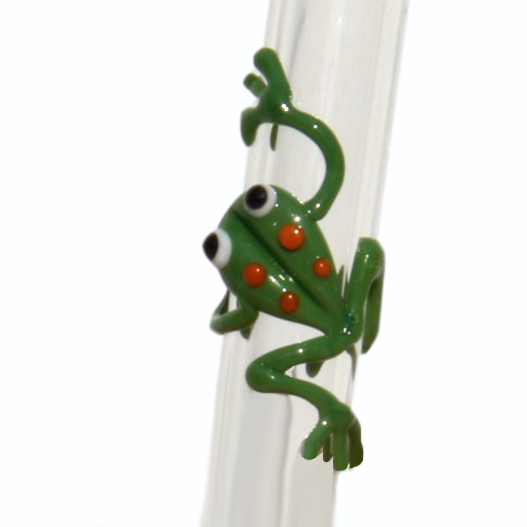 Glass Straws Frog Reusable Glass Drinking Straws - GlassSipper