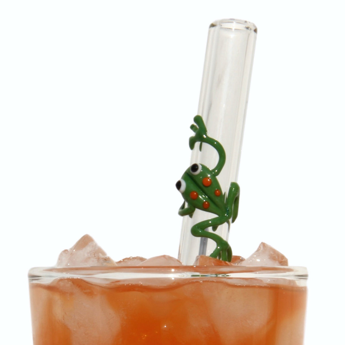 Glass Straws Frog Reusable Glass Drinking Straws - GlassSipper
