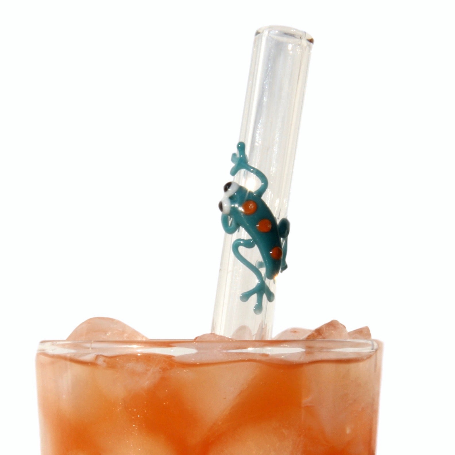 Glass Straws Gecko Reusable Glass Drinking Straws - GlassSipper