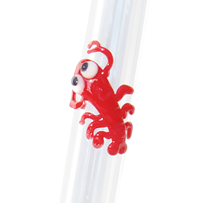 Glass Straws Lobster Reusable Glass Drinking Straws - GlassSipper